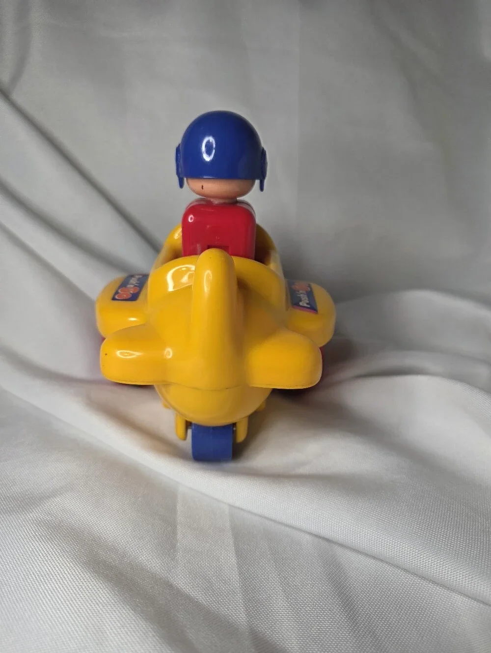 TOMY Yellow & Blue Push Plane Toy for Kids